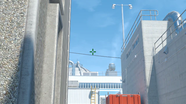 Where to aim before releasing the throw