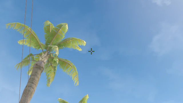 Where to aim before releasing the throw