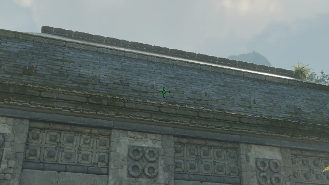 Where to aim before releasing the throw