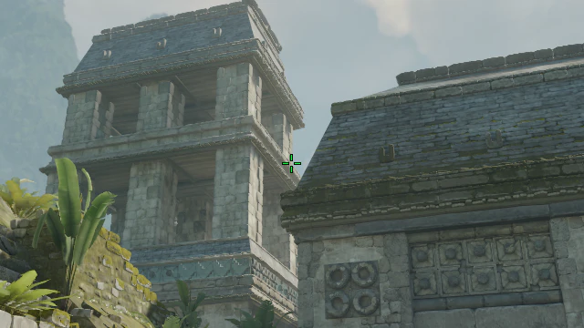 Where to aim before releasing the throw