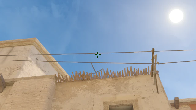 Where to aim before releasing the throw