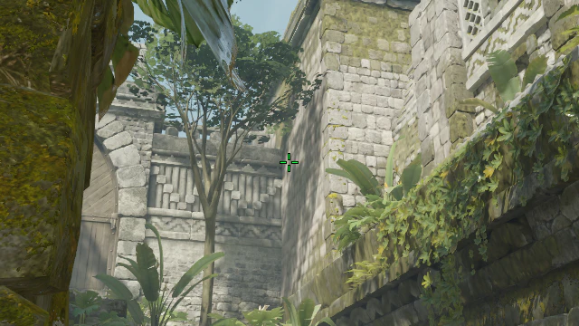 Where to aim before releasing the throw