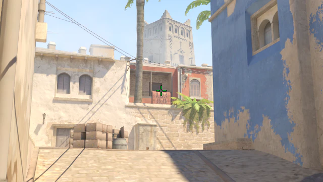 Where to aim before releasing the throw