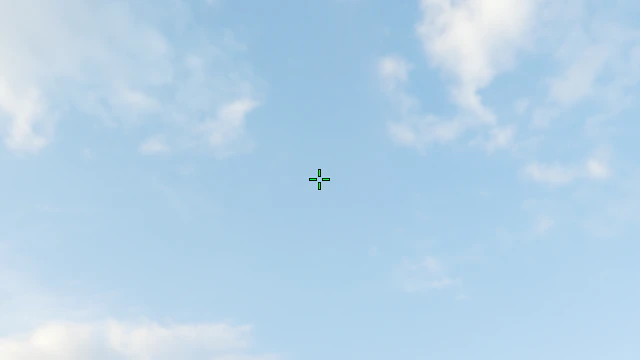 Where to aim before releasing the throw