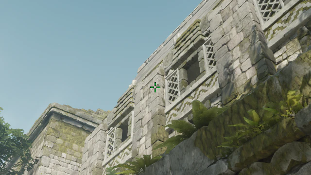 Where to aim before releasing the throw
