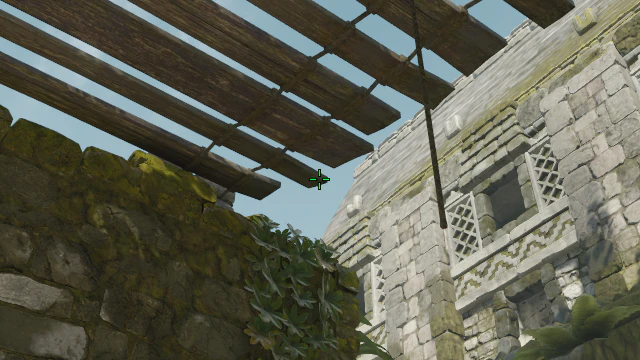 Where to aim before releasing the throw