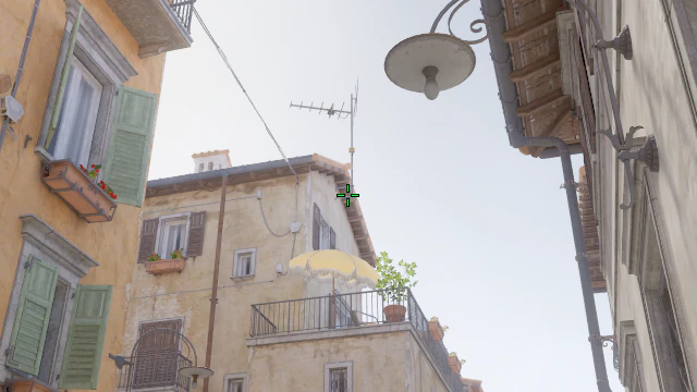 Where to aim before releasing the throw